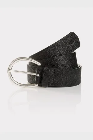 TOM TAILOR Leren riem met 3,0 cm breedte voor casual- en denimoutfits (1 stuk)