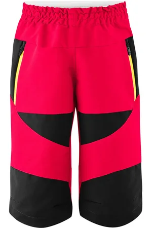 Gonso Fietsbroek PORDOI Kinder fiets-short, MTB-fietsbroek met zakken, zitkussen en elastische band