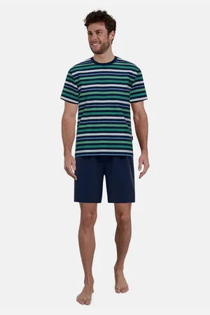 Götzburg Shortama met elastische taille (2-delig)