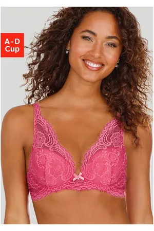 Lascana Bh met steuncups Valentina met gebloemd kant in een high-apex look, lingerie
