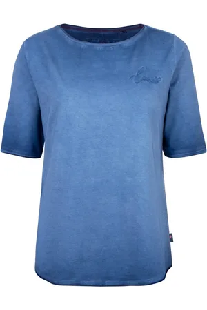 Lieblingsstück Shirt met ronde hals CandiceEP met belettering