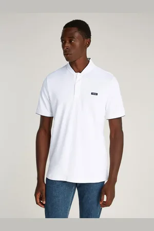 Calvin Klein Poloshirt STRETCH PIQUE STAND COLLAR POLO