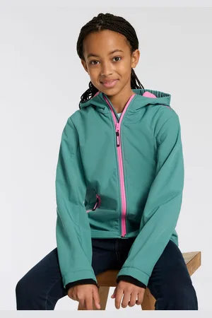 CMP Softshell-jack KID G JACKET FIX HOOD voor kinderen43405465 Ademend & waterafstotend & windafstotend & voor kinderen
