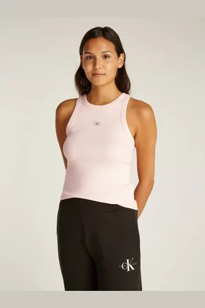 Calvin Klein Tanktop WOVEN LABEL RIB TANK TOP
