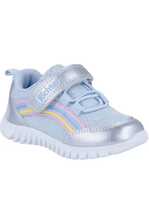 Richter Sneakers Wallaby WMS: gemiddeld Klittenbandschoen met regenboogprint, maat sjabloon om te downloaden