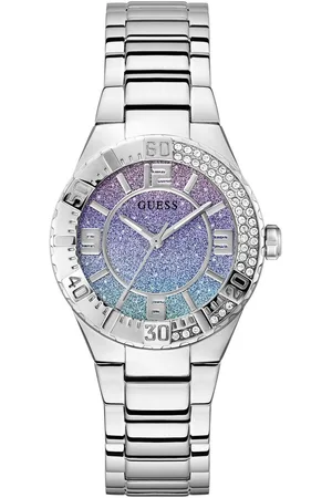 Guess Kwartshorloge Sangria Horloge, dameshorloge, stalen armband