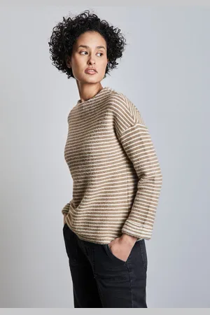 Street one Shirt met lange mouwen in tijdloze streep-look