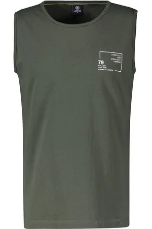 Lerros Muscle-shirt tanktop met borstprint