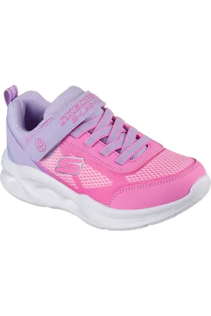 Skechers Sneakers SOLA GLOW LIGHTS , slip-on sneaker, blink-, klittenbandsluiting, maat sjabloon om te downloaden