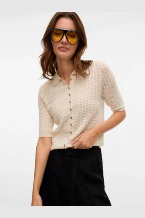 VERO MODA Vest VMPANAMA 2/4 KNIT CARDIGAN VMA NOOS