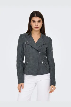 ONLY Imitatieleren jack ONLAVA FAUX LEATHER BIKER OTW NOOS