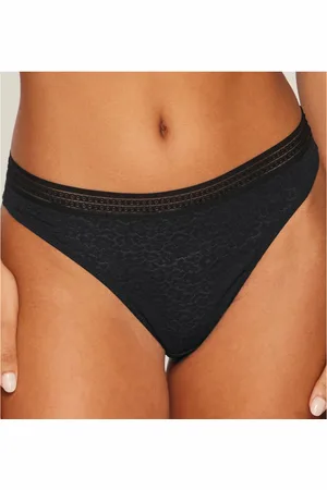 Lascana String Freya van kant in leoprint met modieuze band, sexy lingerie