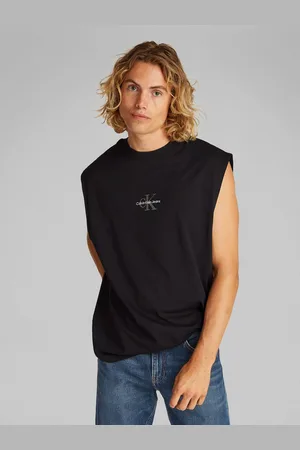 Calvin Klein Shirt met ronde hals MONOLOGO SLEEVELESS TEE