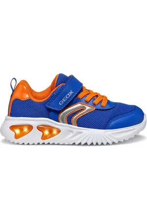 Geox Sneakers J ASSISTER BOY knipperschoen , sportschoen, klittenbandschoen met opvallend knipperende zool