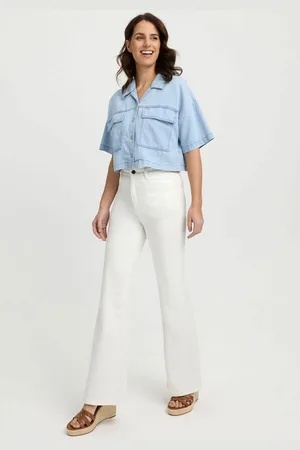 Wonderjeans Bootcut jeans met hoge taille