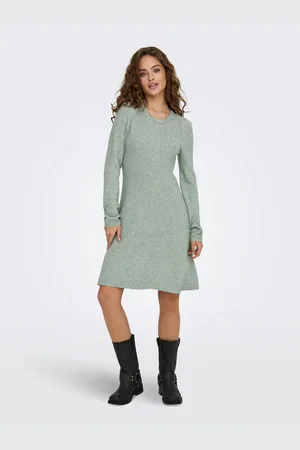 ONLY Midi-jurk ONLLATIA LS DRESS EX KNT