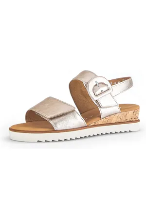 Gabor Sleehaksandaaltjes Genua , riemchensandaal, zomerschoen, comfort-schoen in breedte g (=breed)