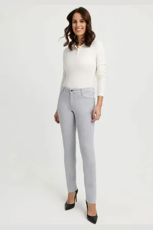 Wonderjeans Slim fit jeans met geborduurd logo