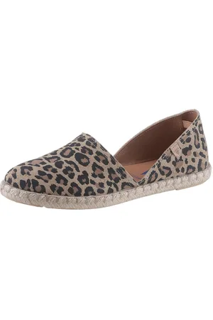 Verbenas Espadrilles Strandschoen, zomerschoen, loafer in trendy dierenlook