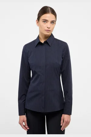 ETERNA Overhemdblouse FITTED EASY IRON (gemakkelijk te strijken)