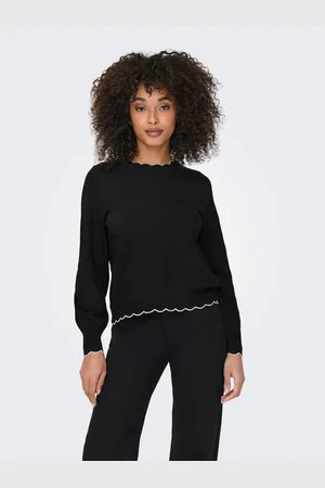 ONLY Gebreide trui ONLAMA LIFE LS O-NECK CC KNT