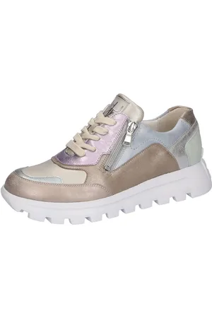 Waldläufer Plateausneakers H-AJALA , veterschoenen, lage schoen, comfortabele schoen in h-breedte (=zeer breed)