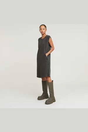 G-Star Zomerjurk Seam Detail Overdyed Loose Dress