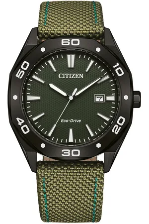 Citizen Solarhorloge Polshorloge, herenhorloge, roestvrijstalen band, analoog, datum, Eco-Drive