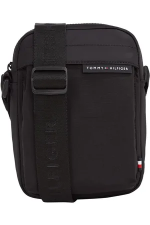 Tommy Hilfiger Schoudertas TH ELEMENT REPREVE MINI REPORTER , heren schoudertas, schoudertas, telefoontas met logo-opdruk