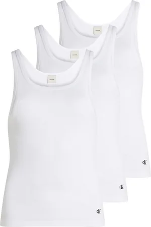 Calvin Klein Tanktop SCOOP NECK COTTON TANK 3PK (3-delig, Set van 3)