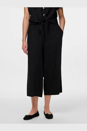 Pieces® Comfortbroek PCPIA HW WIDE CULOTTE WVN NOOS