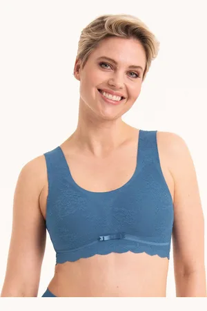Anita Bralette Essentials Kant met voorgevormde cups Bloemige kant, uitneembare schuimcups, delicate zijden band (1-delig)