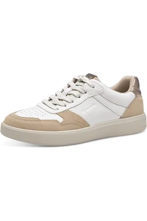 Tamaris Plateausneakers vrijetijdsschoen, lage schoen, veterschoen met contrastafwerkingen