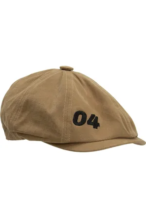 Chillouts Flat cap Dartford Hat met cijfers borduursel-detail