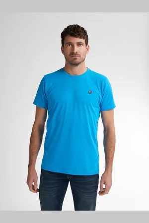 Petrol Industries Shirt met ronde hals met geborduurd logo