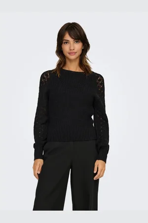 ONLY Gebreide trui ONLMIAMI LS O-NECK CC KNT