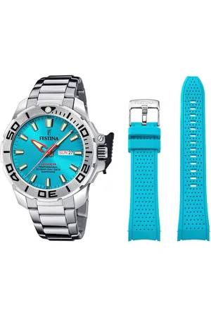 Festina Duikhorloge The Originals/Diver Horloge, quartzhorloge, herenhorloge, cadeau-idee, stalen armband (set, 2-delig, Met wisselband)