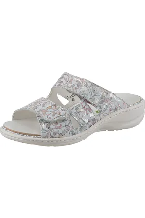 Waldläufer Slippers HERIA Zomerschoen, comfort schoen, pantoffel in breedte H, met klittenbandsluiting