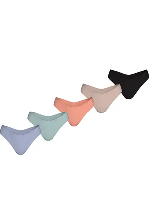 Calvin Klein Tanga THONG 5PK met logo-opschrift (Set van 5)