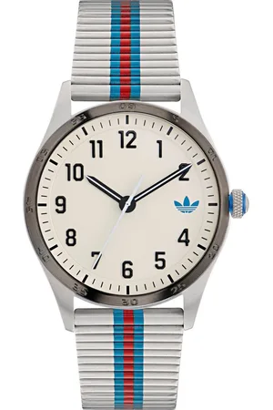 adidas Kwartshorloge CODE FOUR Polshorloge, dames, herenhorloge, unisex, analoog, roestvrijstalen band