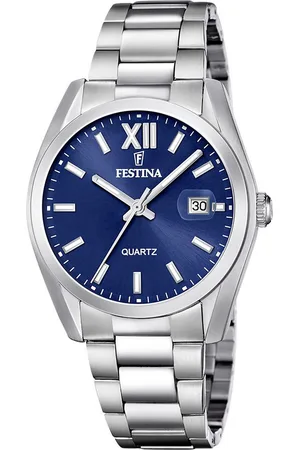 Festina Kwartshorloge Horloge, dameshorloge, herenhorloge, stalen band, analoog, dag