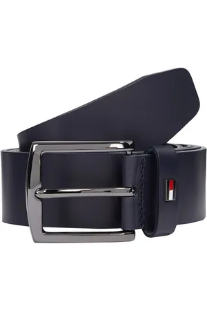 Tommy Hilfiger Leren riem DENTON 3.5 EXT Eenvoudige gesp, metalen logo