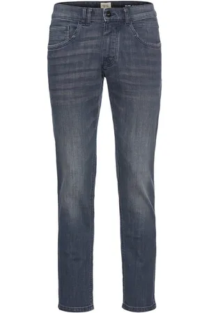Camel Active Slim fit jeans met leren badge