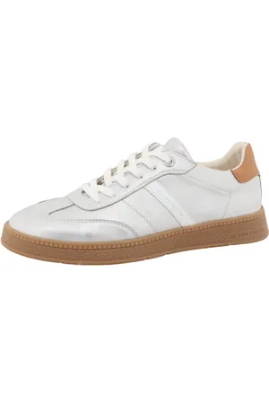 TOM TAILOR Sneakers , veterschoenen, vrijetijdsschoen, lage schoen met contrastafwerking op de hiel