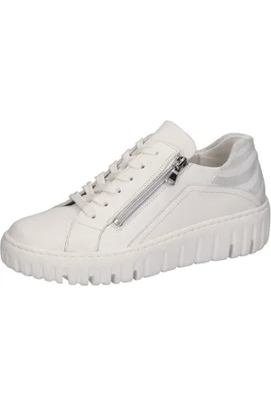 Waldläufer Plateausneakers H-LIVIA , veterschoenen, lage schoen, vrijetijdsschoen met buitenrits