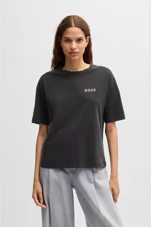 HUGO BOSS T-shirt C_Fardin met seizoensgebonden kunstwerk