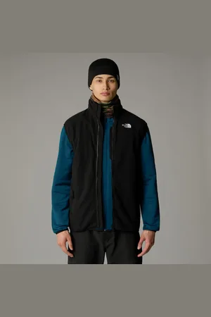 The North Face Mouwloos fleecevest 100 Glacier vest voor heren met klassieke label-borduurwerk op het sleutelbeen