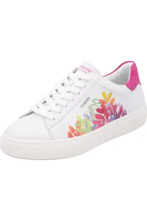 Remonte Plateausneakers , veterschoen, vrijetijdsschoen, lage schoen met contrastafwerking