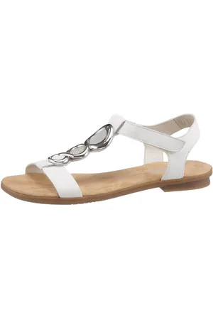 Rieker Sandalen zomerschoen, sandaal, blokhak, met decoratieve applicatie
