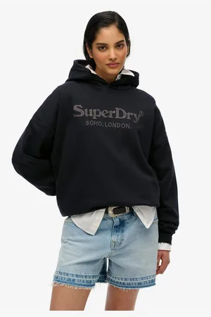Superdry Hoodie VENUE METALLIC RELAXED HOOD